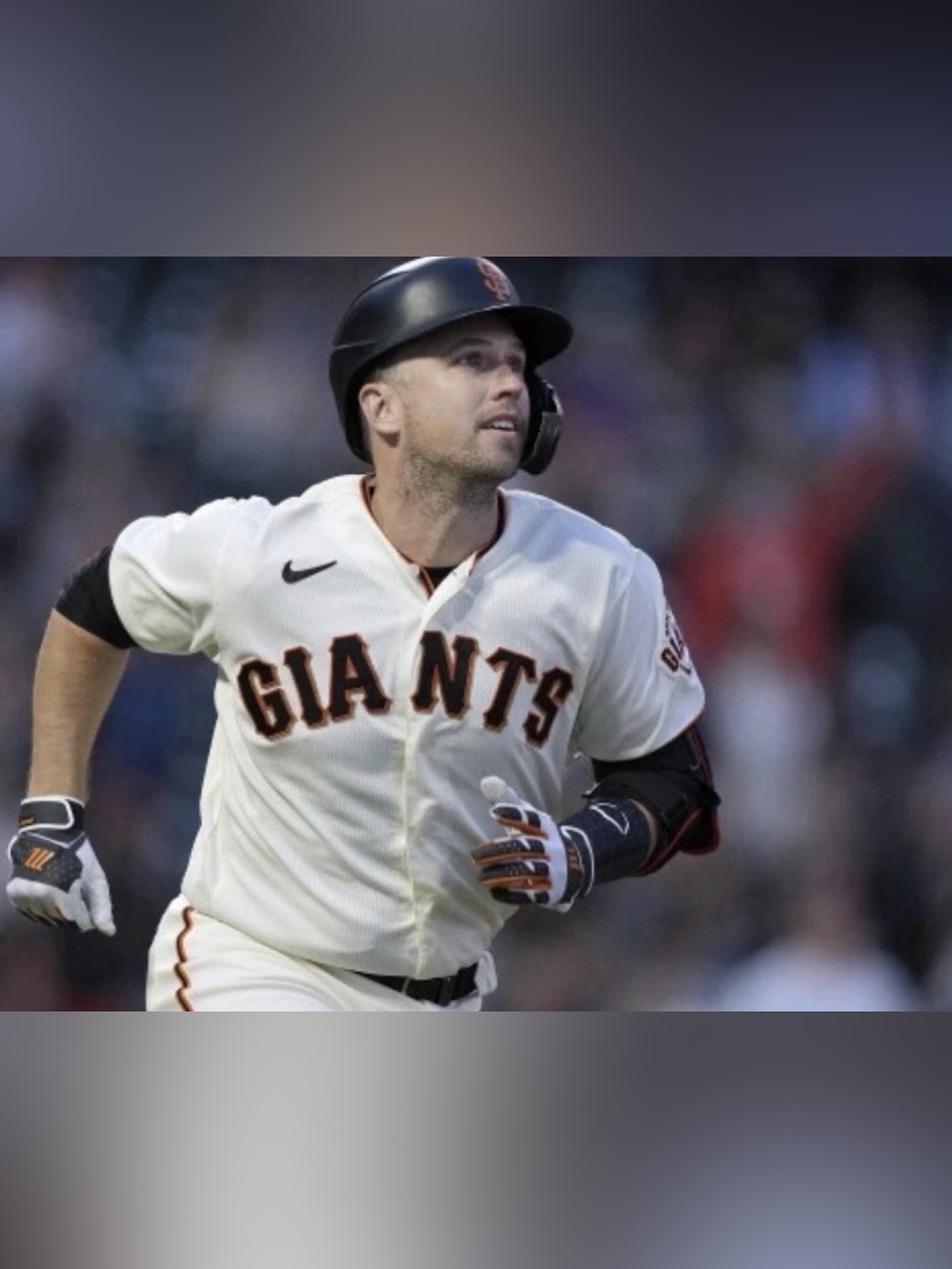 Nike San Francisco Giants Cream Buster Posey #28 Baseball MLB Jersey Men's 2XL - Picture 3 of 9